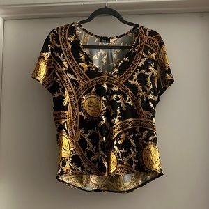 Versace Inspired Top